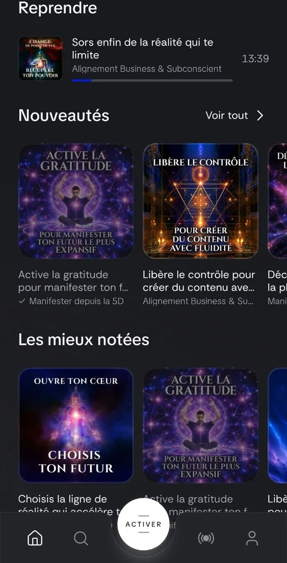 Les nouveautés et les mieux notées.